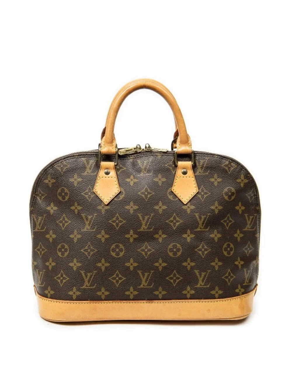 Louis Vuitton Alma Brown Monogram Canvas Handbag